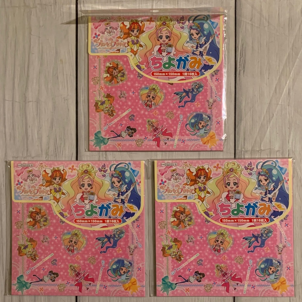 New Go Princess Precure Anime Origami Paper Packs